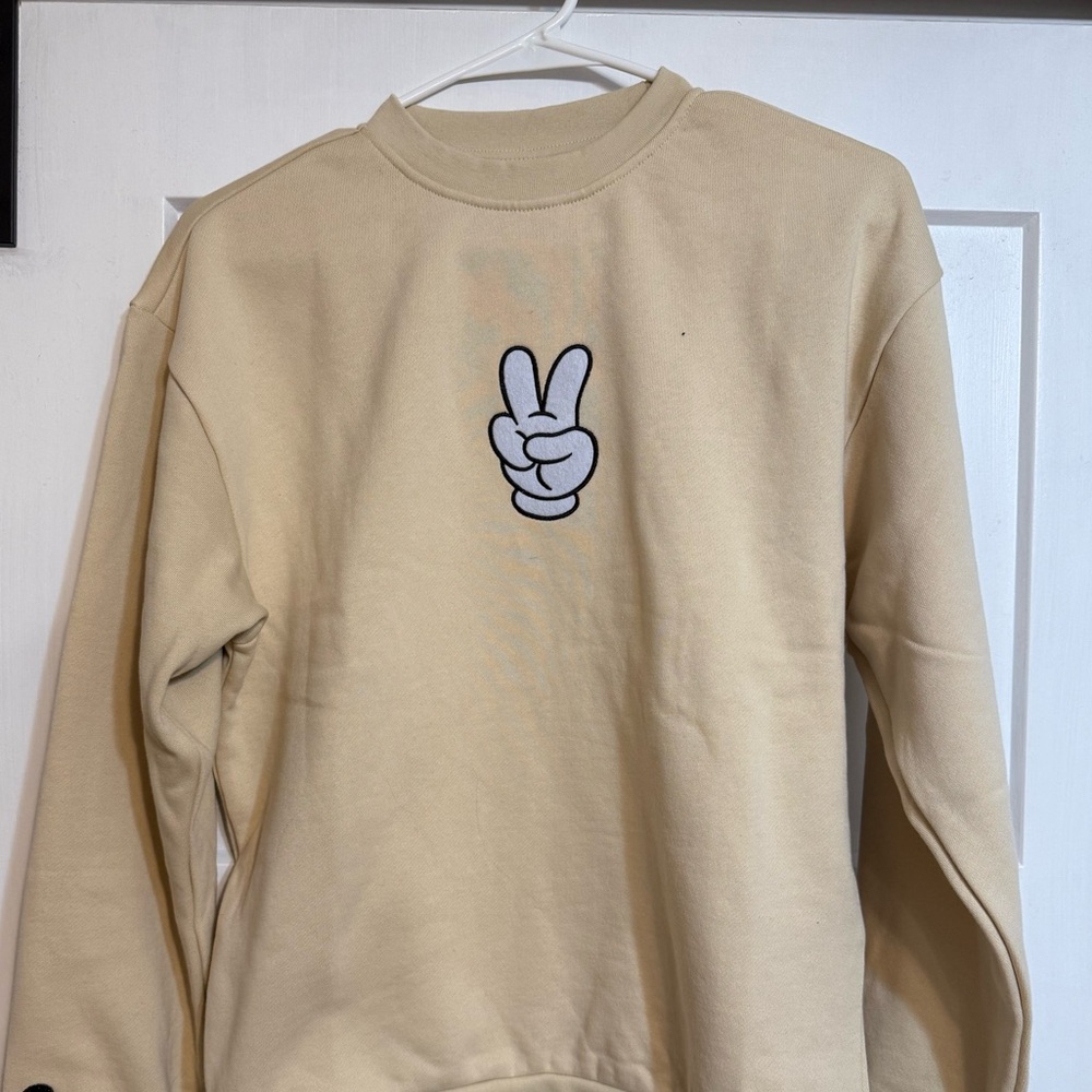 Disney Parks Mickey “Peace” Crewneck Sweatshirt